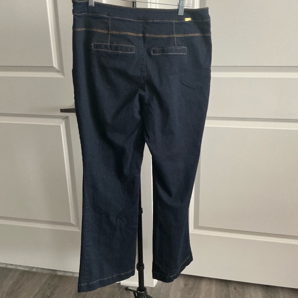 INC Woman Dark Wash Side Zip jeans, size 14W - Picture 5 of 5